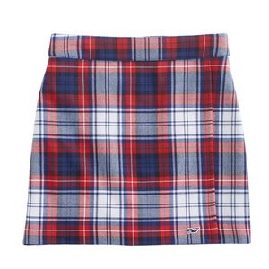 Girls Vineyard Vines Plaid Holiday Tartan Skirt